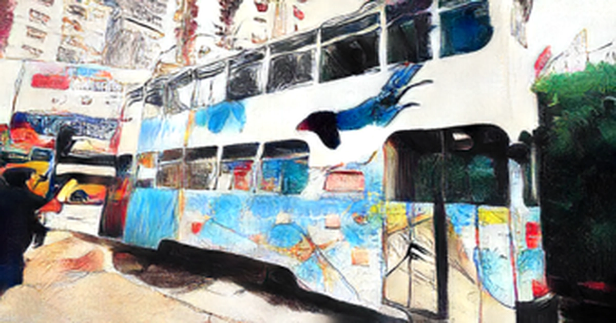 Hong Kong artist Cherie Cheuk Ka-wai's artworks adorn iconic tram facades