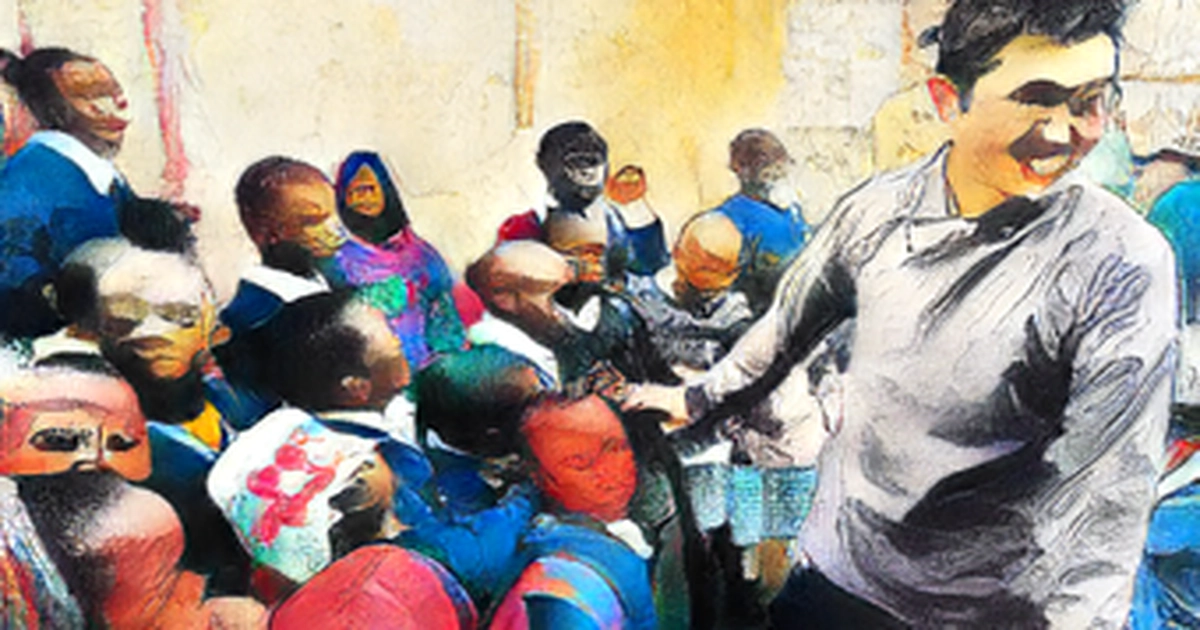 Charity work helps poor children in Kenya