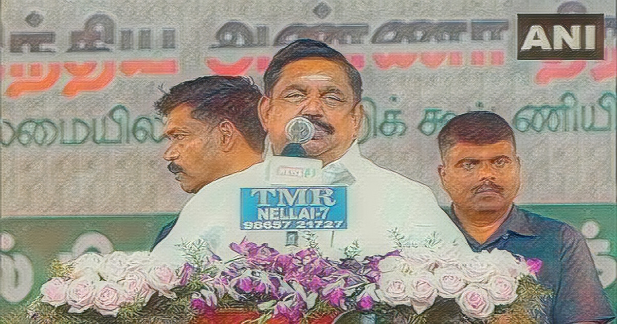 AIADMK General Secretary Criticizes DMK at Election Event in Madurai