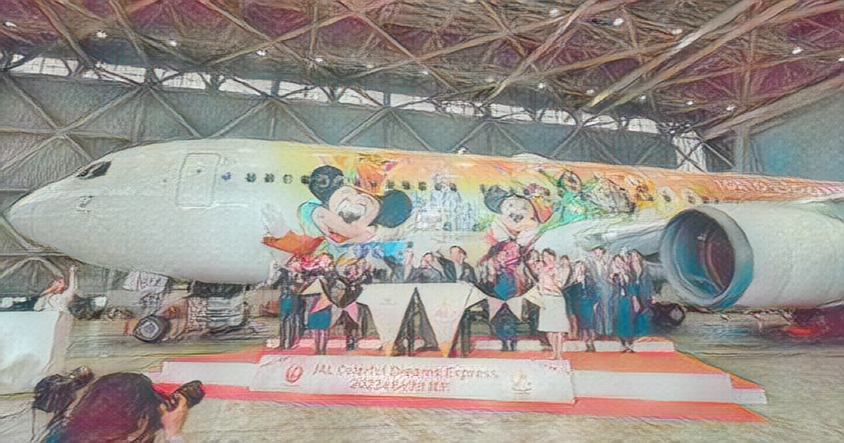 Japan Airlines unveils special plane featuring Mickey Mouse, others