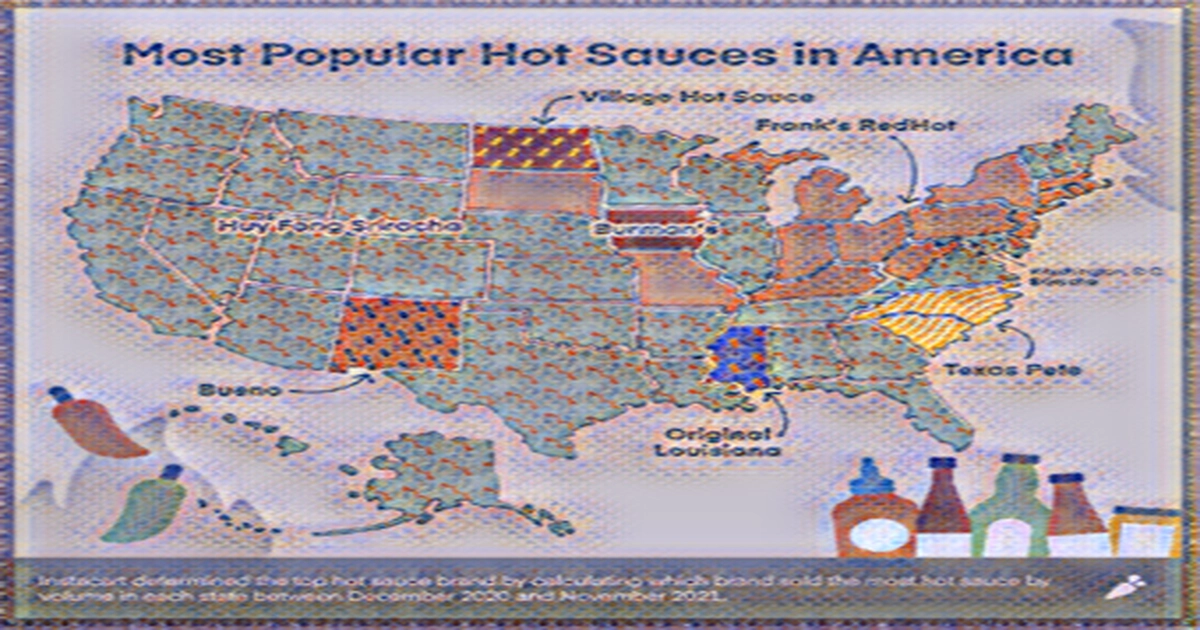 Infographic: where hot sauce is most popular in America