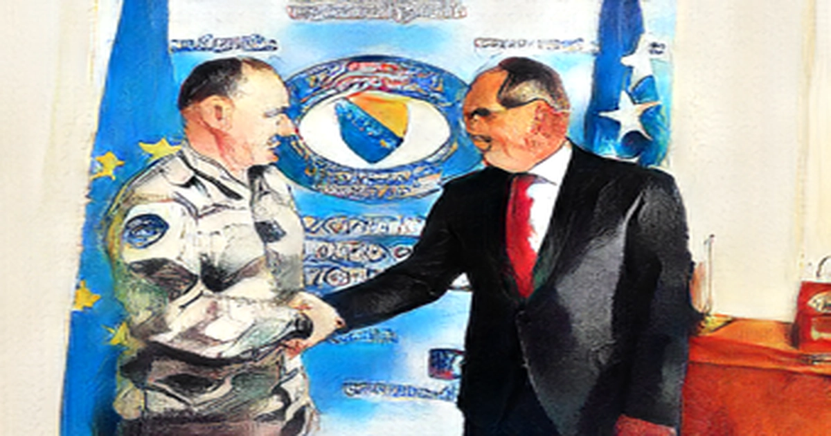 Bosnian Defence Minister tells General Cottereau about political blockades