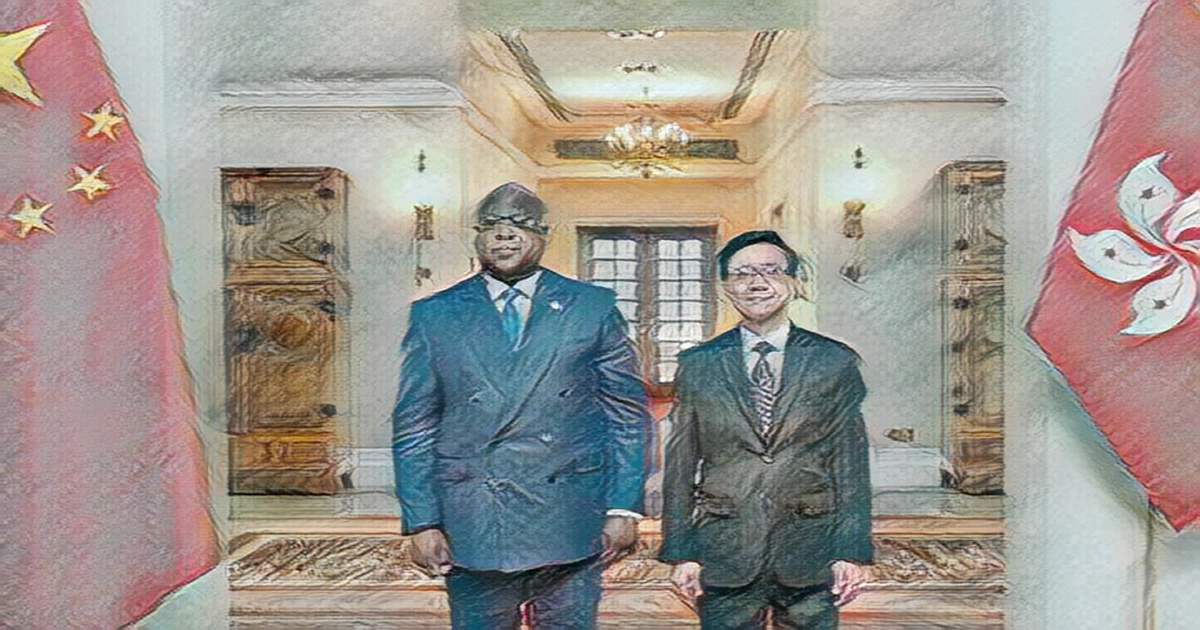 Hong Kong chief says meeting with DRC president