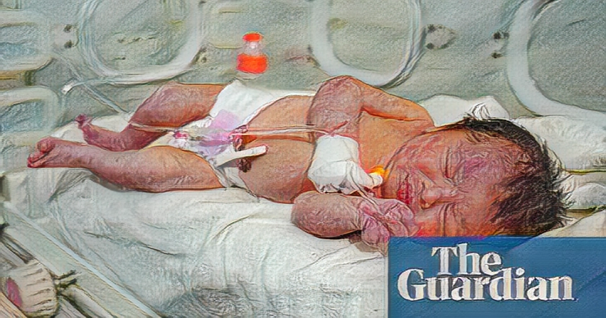 Baby tied to umbilical cord pulled from rubble in Syria