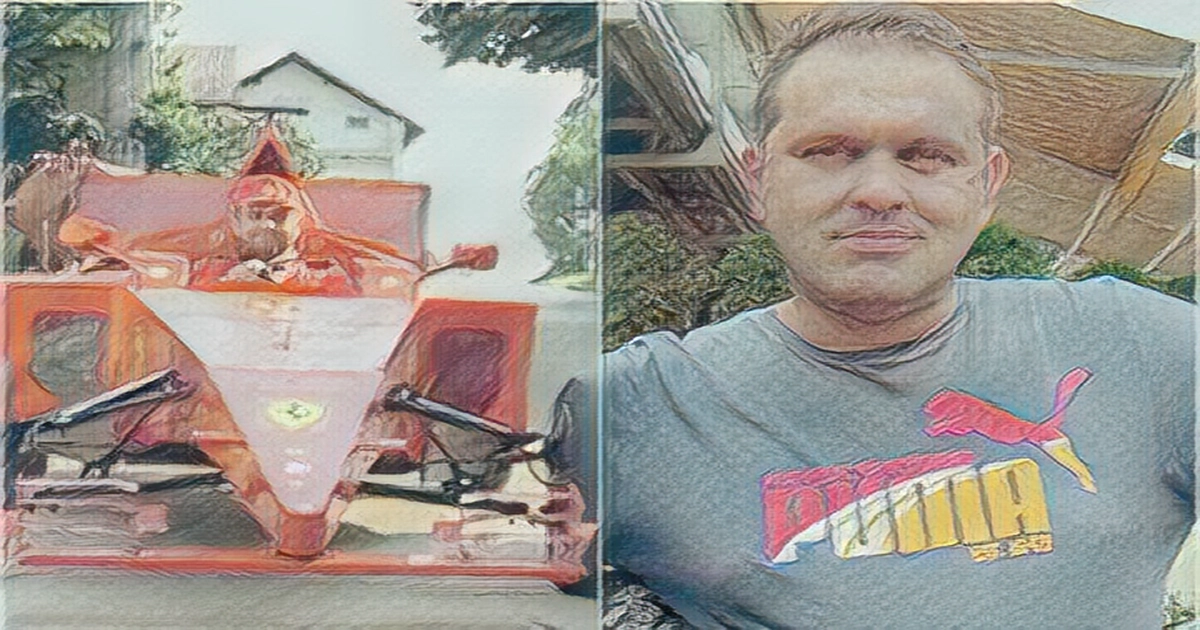 Man makes a Ferrari from wrecking yard