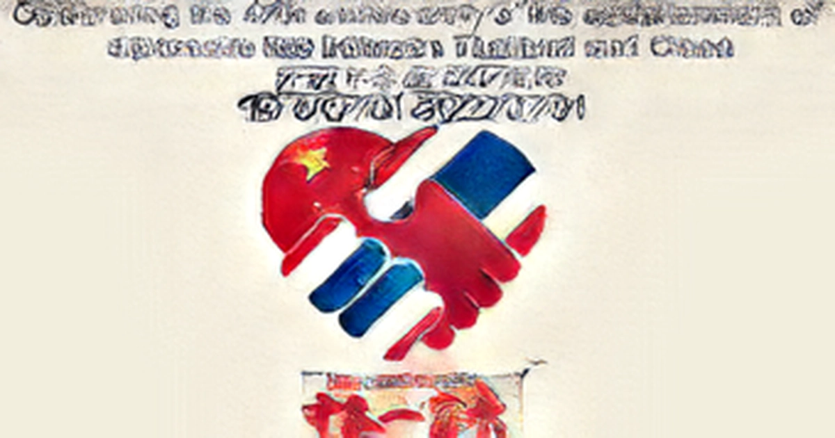 Thai-Chinese Friendship Association presents heart-to-heart artistic design to celebrate establishment of diplomatic relations