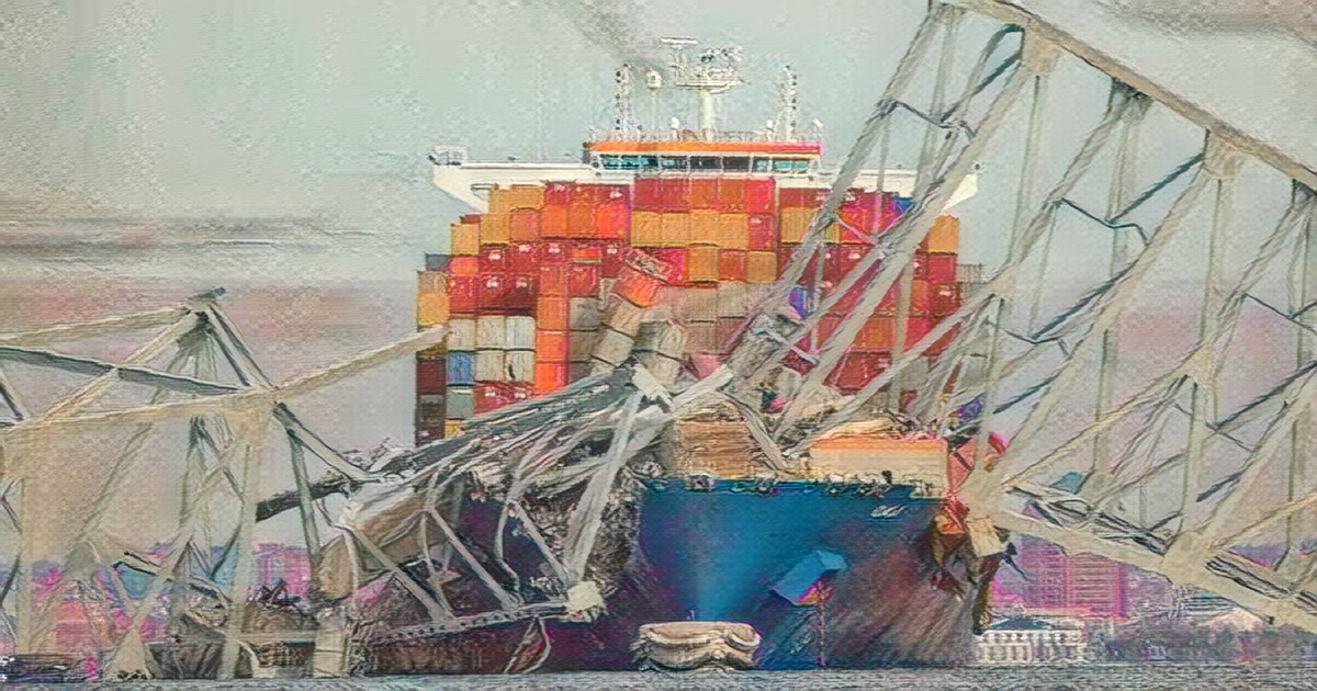 Cargo Ship Collides with Bridge in Baltimore, Maryland, Creating Chaos and Disruption